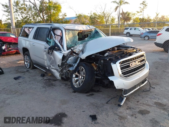2020 GMC Yukon XL SLT z VIN 1GKS1GKC6LR238395, wystawiony jako IAAI lot #41522887 z przebiegiem Nie podano mil oraz . Historia ofert i sprzedaży dostępna na DreamBid. Obrazek 1.