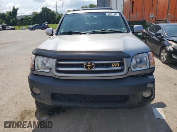 2003 Toyota Sequoia Limited with VIN 5TDBT48A93S176258, listed as a Copart auction lot 80664124 with 195,767 mi miles and Non Repairable. Bid and sale history available at DreamBid. Image 5.