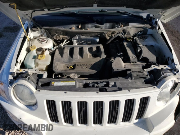 2010 Jeep Compass Sport with VIN 1J4NF4FB7AD503727, listed as a Copart auction lot 81966154 with 134,696 mi miles and Clean Title. Bid and sale history available at carsss.com. Image 12.