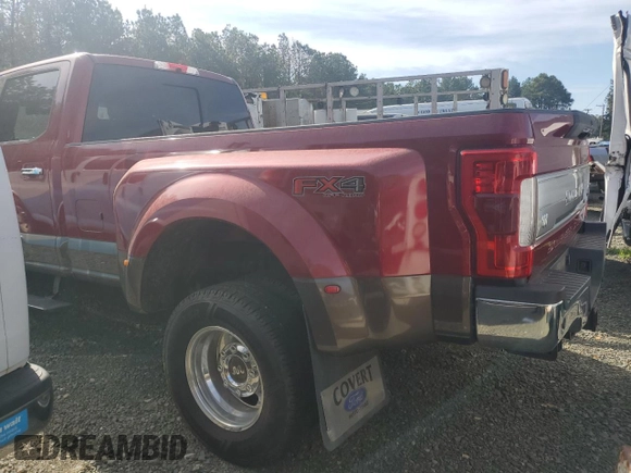 2017 Ford F-350 Lariat with VIN 1FT8W3DT9HEE94266, listed as a Copart auction lot 50148155 with 71,170 mi miles and Salvage title. Bid and sale history available at DreamBid. Image 2.
