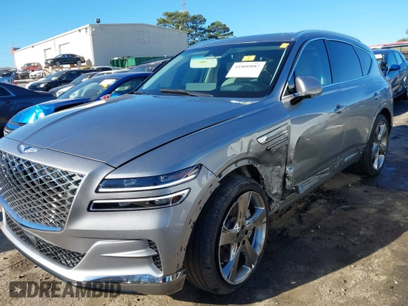 2024 Genesis GV80 z VIN KMUHCESC4RU178074, wystawiony jako IAAI lot #41800883 z przebiegiem 10 725 mil mil oraz . Historia ofert i sprzedaży dostępna na DreamBid. Obrazek 6.