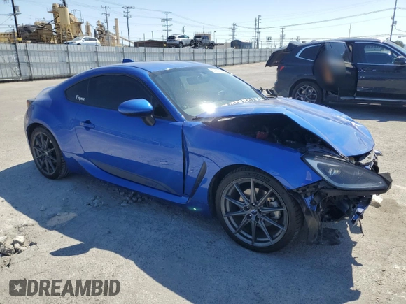 2022 Subaru BRZ Limited with VIN JF1ZDBF19N8703277, listed as a Copart auction lot 53993605 with 21,811 mi miles and Salvage title. Bid and sale history available at DreamBid. Image 4.