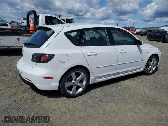2004 Mazda 3 s with VIN JM1BK343441177997, listed as a Copart auction lot 49168845 with 26,654 mi miles and Salvage Title. Bid and sale history available at DreamBid. Image 3.