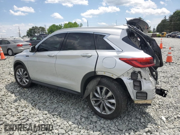 2020 Infiniti QX50 Luxe with VIN 3PCAJ5M16LF118819, listed as a Copart auction lot 55200135 with Not provided miles and Salvage title. Bid and sale history available at DreamBid. Image 2.