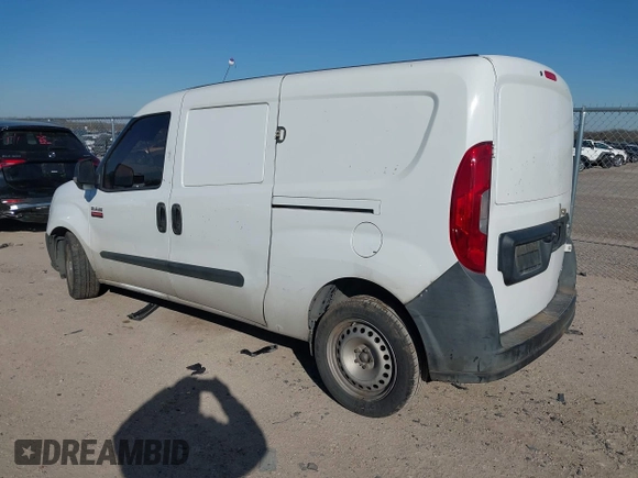 2018 Ram ProMaster City Cargo Van Tradesman with VIN ZFBERFAB8J6K63286, listed as a IAAI auction lot 41390182 with 134,204 mi miles. Bid and sale history available at carsss.com. Image 3.