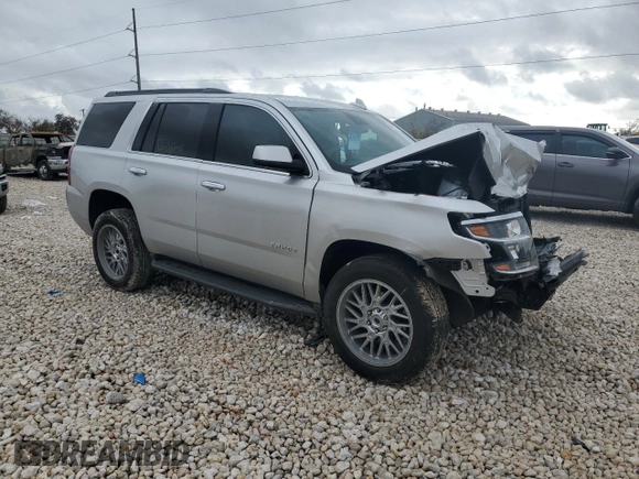 2020 Chevrolet Tahoe LS with VIN 1GNSCAKC9LR265813, listed as a Copart auction lot 84847724 with Not provided miles and Salvage title. Bid and sale history available at DreamBid. Image 4.