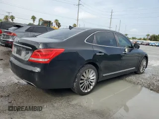 2015 Hyundai Equus Ultimate z VIN KMHGH4JHXFU092668, wystawiony jako Copart lot #59670575 z przebiegiem 87 297 mil mil oraz Szkoda całkowita • Salvage title. Historia ofert i sprzedaży dostępna na DreamBid. Obrazek 3.