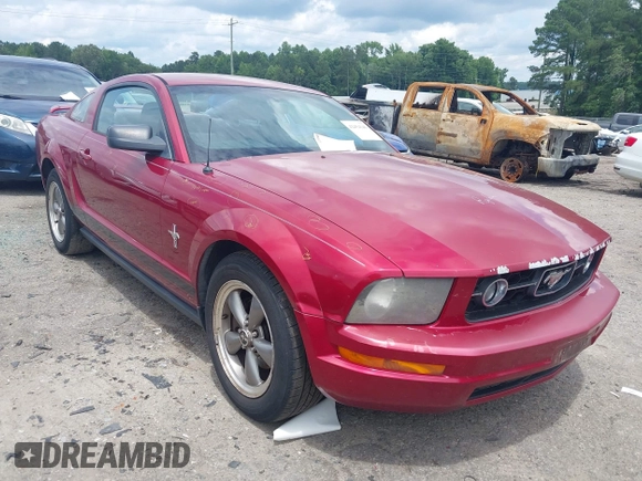 2006 Ford Mustang Standard with VIN 1ZVHT80N765239610, listed as a IAAI auction lot 42454146 with 146,261 mi miles and . Bid and sale history available at DreamBid. Image 1.