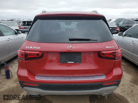 2020 Mercedes-Benz GLB 250 z VIN W1N4M4HB6LW029189, wystawiony jako Copart lot #51075265 z przebiegiem 38 661 mil mil oraz Szkoda całkowita • Salvage title. Historia ofert i sprzedaży dostępna na DreamBid. Obrazek 6.