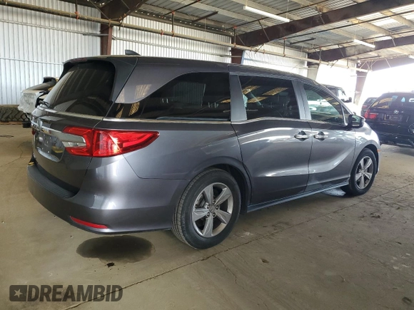 2019 Honda Odyssey EX-L with VIN 5FNRL6H79KB069020, listed as a Copart auction lot 52890475 with 63,401 mi miles and Salvage Title. Bid and sale history available at carsss.com. Image 3.