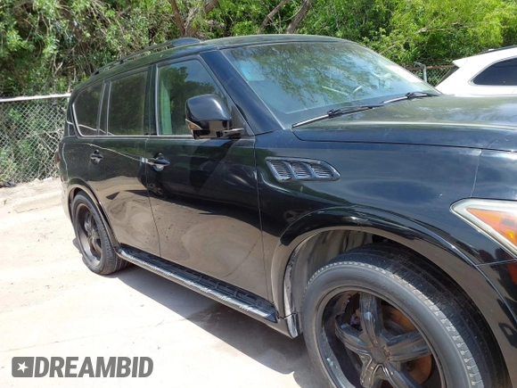 2012 Infiniti QX56 7-passenger with VIN JN8AZ2NFXC9519144, listed as a IAAI auction lot 42061647 with Not Provided miles and . Bid and sale history available at DreamBid. Image 14.