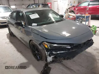 2025 Honda Civic Si with VIN 2HGFE1E5XSH474804, listed as a IAAI auction lot 41931584 with 2,520 mi miles and . Bid and sale history available at DreamBid. Image 1.