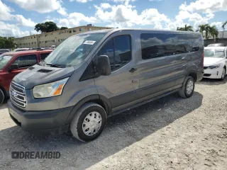 2015 Ford Transit Passenger XL with VIN 1FBZX2YGXFKA48977, listed as a Copart auction lot 77980594 with 112,364 mi miles and Clean Title. Bid and sale history available at carsss.com. Image 1.