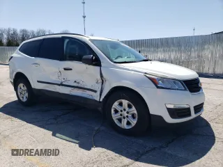 2017 Chevrolet Traverse LS with VIN 1GNKRFED9HJ180489, listed as a Copart auction lot 52387775 with Not provided miles and Salvage title. Bid and sale history available at DreamBid. Image 4.