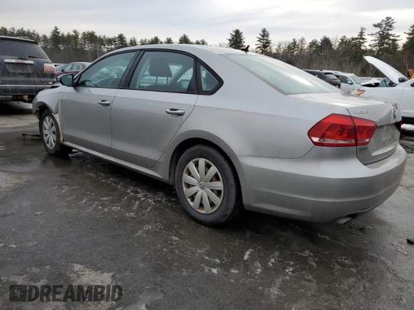 2012 Volkswagen Passat S w/Appearance with VIN 1VWAP7A39CC081677, listed as a Copart auction lot 89195925 with 207,362 mi miles and Salvage Title. Bid and sale history available at carsss.com. Image 2.