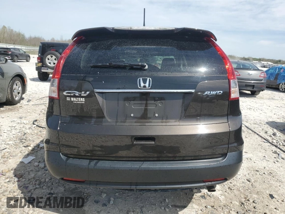 2013 Honda CR-V EX-L z VIN 5J6RM4H70DL035317, wystawiony jako Copart lot #55084685 z przebiegiem 94 122 mil mil oraz Czysty tytuł • Clean title. Historia ofert i sprzedaży dostępna na DreamBid. Obrazek 6.