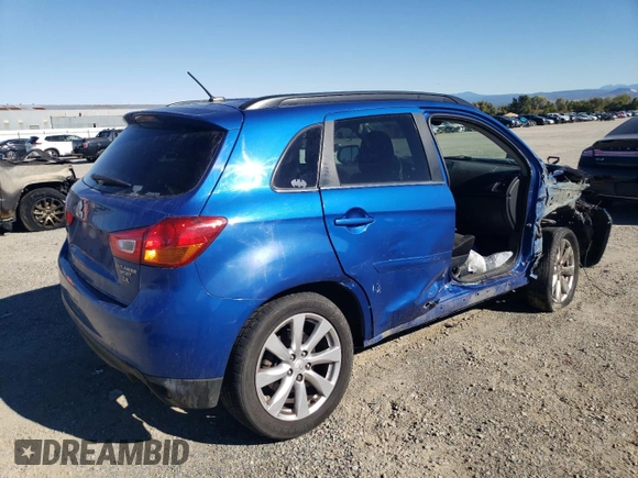 2015 Mitsubishi Outlander Sport 2.4 GT with VIN 4A4AR4AW7FE029018, listed as a Copart auction lot 78510264 with 183,436 mi miles and Salvage Title. Bid and sale history available at carsss.com. Image 3.