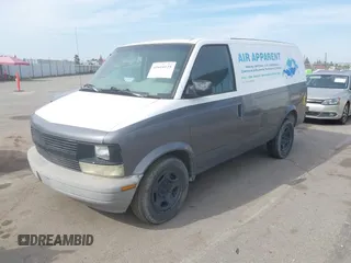 2004 Chevrolet Astro Cargo Van with VIN 1GCDM19X74B109660, listed as a IAAI auction lot 41616125 with 228,646 mi miles. Bid and sale history available at carsss.com. Image 2.
