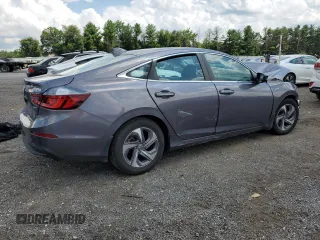 2020 Honda Insight EX with VIN 19XZE4F54LE012487, listed as a Copart auction lot 63111605 with Not provided miles and Salvage title. Bid and sale history available at DreamBid. Image 3.