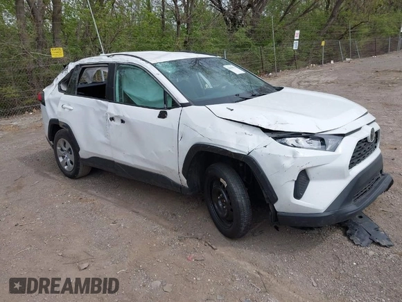 2022 Toyota RAV4 LE with VIN 2T3G1RFV4NW289230, listed as a IAAI auction lot 42036876 with 123,788 mi miles. Bid and sale history available at carsss.com. Image 1.