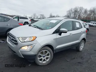 2019 Ford EcoSport SE with VIN MAJ6S3GL2KC263846, listed as a IAAI auction lot 41741329 with 70,094 mi miles. Bid and sale history available at carsss.com. Image 2.