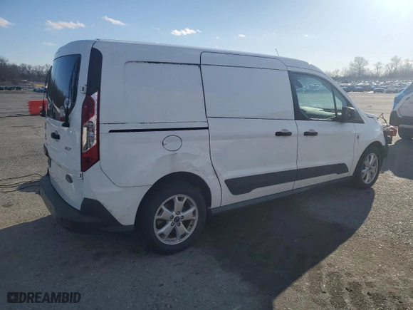 2018 Ford Transit Connect Van XLT with VIN NM0LS7F71J1374694, listed as a Copart auction lot 45460615 with 74,483 mi miles and Salvage Title. Bid and sale history available at carsss.com. Image 3.