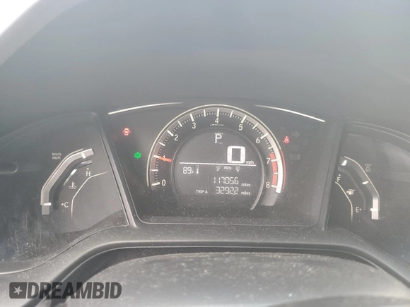 2016 Honda Civic Sedan LX with VIN 2HGFC2F55GH549684, listed as a Copart auction lot 49257545 with 117,056 mi miles and Non Repairable. Bid and sale history available at carsss.com. Image 9.