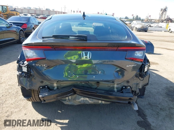 2025 Honda Civic Sport z VIN 19XFL2H83SE005579, wystawiony jako IAAI lot #41878802 z przebiegiem 2 095 mil mil oraz . Historia ofert i sprzedaży dostępna na DreamBid. Obrazek 17.