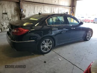 2013 Hyundai Genesis 3.8L z VIN KMHGC4DDXDU214241, wystawiony jako Copart lot #55467125 z przebiegiem 70 079 mil mil oraz Szkoda całkowita • Salvage title. Historia ofert i sprzedaży dostępna na DreamBid. Obrazek 3.
