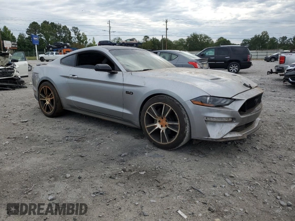 2023 FORD MUSTANG GT with VIN 1FA6P8CF0P5300998, listed as a Copart auction lot 69215854 with 0 mi miles and Salvage Title. Bid and sale history available at carsss.com. Image 4.