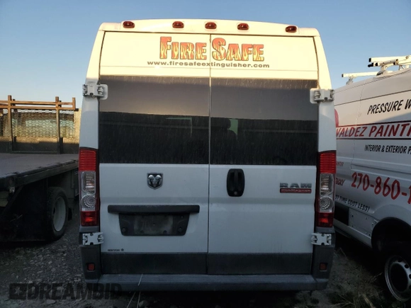 2015 Ram ProMaster Cargo with VIN 3C6TRVDG6FE515888, listed as a Copart auction lot 43841555 with 155,603 mi miles and Salvage Title. Bid and sale history available at carsss.com. Image 6.