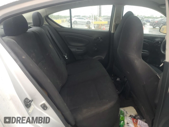 2015 Nissan Versa SV with VIN 3N1CN7AP5FL807681, listed as a Copart auction lot 53857695 with 124,508 mi miles and Salvage Title. Bid and sale history available at carsss.com. Image 10.