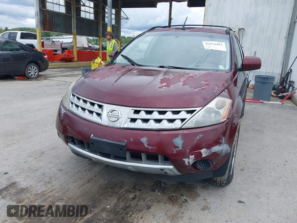 2007 Nissan Murano S with VIN JN8AZ08W47W667541, listed as a IAAI auction lot 42194462 with 240,504 mi miles and . Bid and sale history available at DreamBid. Image 6.