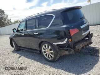 2014 Infiniti QX80 with VIN JN8AZ2NE6E9064366, listed as a Copart auction lot 62819525 with 137,817 mi miles and Salvage title. Bid and sale history available at DreamBid. Image 2.