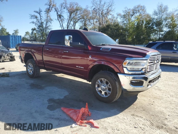 2021 Ram 2500 Laramie with VIN 3C6UR5FL0MG669898, listed as a Copart auction lot 46155465 with 19,672 mi miles and Clean Title. Bid and sale history available at carsss.com. Image 4.