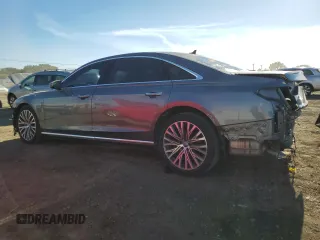 2020 Audi A8 с VIN WAU8EAF81LN002559, выставлен на аукционе Copart как лот 81567644 с пробегом 29 458 миль миль и Списание • Salvage title. История ставок и продаж доступна на DreamBid. Изображение 2.