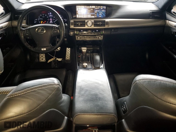 2014 Lexus LS 460 with VIN JTHCL5EF2E5022881, listed as a Copart auction lot 42444115 with 105,105 mi miles and Salvage title. Bid and sale history available at DreamBid. Image 8.