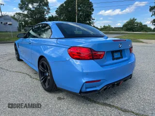 2015 BMW M4 with VIN WBS3U9C56FP967640, listed as a Copart auction lot 63641785 with 31,516 mi miles and Salvage title. Bid and sale history available at DreamBid. Image 3.