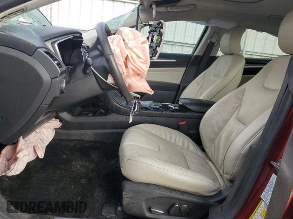 2015 Ford Fusion Titanium Hybrid with VIN 3FA6P0RUXFR247357, listed as a Copart auction lot 55943975 with 112,278 mi miles and Salvage title. Bid and sale history available at DreamBid. Image 7.