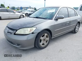 2004 Honda Civic EX z VIN 2HGES26884H539865, wystawiony jako IAAI lot #42384462 z przebiegiem 201 137 mil mil oraz . Historia ofert i sprzedaży dostępna na DreamBid. Obrazek 2.