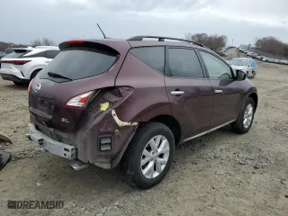 2014 Nissan Murano SL with VIN JN8AZ1MU4EW406286, listed as a Copart auction lot 46059485 with 89,633 mi miles and Salvage Title. Bid and sale history available at carsss.com. Image 3.