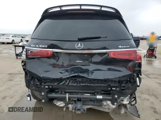 2022 Mercedes-Benz GLS 450 with VIN 4JGFF5KE1NA701996, listed as a Copart auction lot 47044115 with 44,110 mi miles and Salvage title. Bid and sale history available at DreamBid. Image 6.