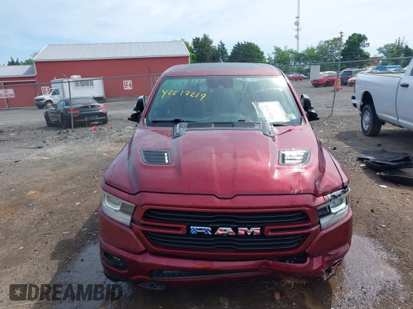 2022 Ram 1500 Laramie z VIN 1C6SRFJT0NN333200, wystawiony jako IAAI lot #42217219 z przebiegiem 27 332 mil mil oraz . Historia ofert i sprzedaży dostępna na DreamBid. Obrazek 12.