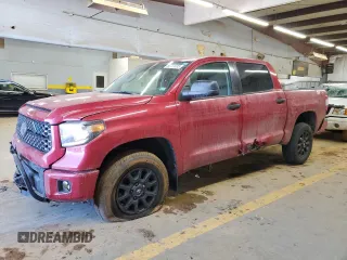 2021 Toyota Tundra SR5 with VIN 5TFDY5F17MX006401, listed as a Copart auction lot 88791035 with 100,103 mi miles and Salvage title. Bid and sale history available at DreamBid. Image 1.