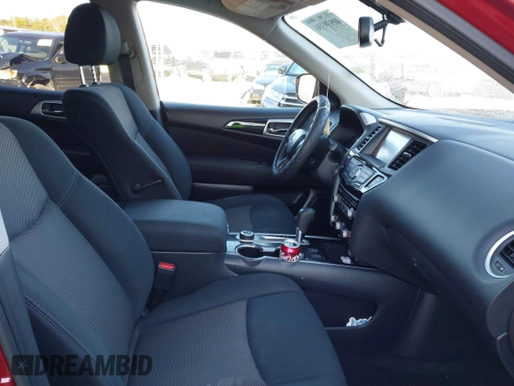 2017 Nissan Pathfinder SV with VIN 5N1DR2MM2HC653564, listed as a IAAI auction lot 40939356 with 176,168 mi miles. Bid and sale history available at carsss.com. Image 5.