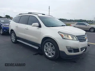 2015 Chevrolet Traverse LT with VIN 1GNKRGKD4FJ137234, listed as a IAAI auction lot 42655806 with 60,871 mi miles and . Bid and sale history available at DreamBid. Image 1.