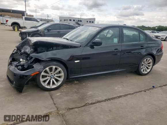 2011 BMW 3 Series 328i with VIN WBAPH5G5XBNM75258, listed as a Copart auction lot 59031885 with 107,263 mi miles and Clean title. Bid and sale history available at DreamBid. Image 1.