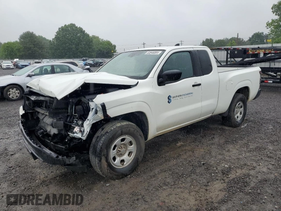 2023 Nissan Frontier S with VIN 1N6ED1CM4PN645324, listed as a Copart auction lot 53846804 with 21,818 mi miles and Salvage title. Bid and sale history available at DreamBid. Image 1.
