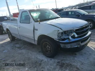 1997 Ford F-150 with VIN 1FTDF17W5VLA93748, listed as a IAAI auction lot 41342357 with 191,234 mi miles and . Bid and sale history available at DreamBid. Image 1.