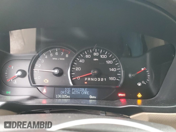 2007 Cadillac DTS Performance with VIN 1G6KD579X7U154445, listed as a Copart auction lot 48138115 with 136,325 mi miles and Salvage Title. Bid and sale history available at DreamBid. Image 9.